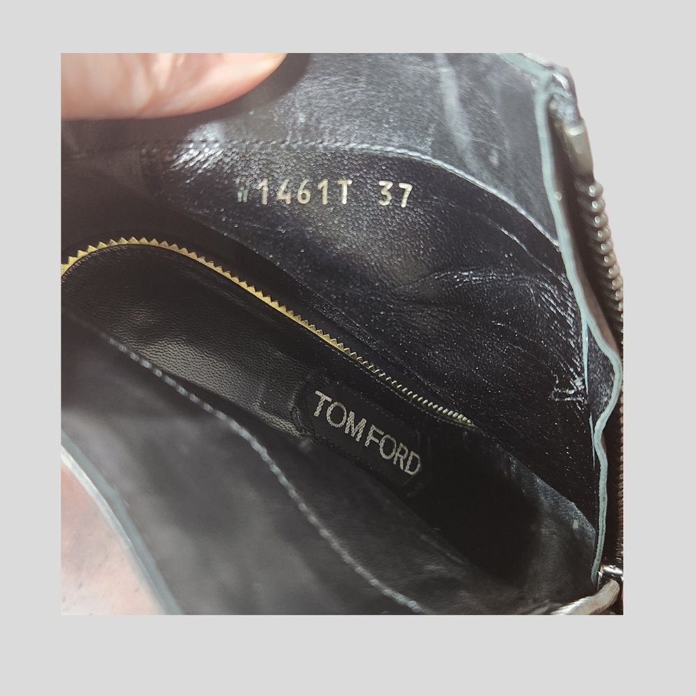 Tom Ford Leopard Ponyhair Zippered Ankle Boots - Picture 10 of 12